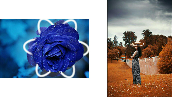 enhancing aesthetics of photos, to show how shape tool in LightX works