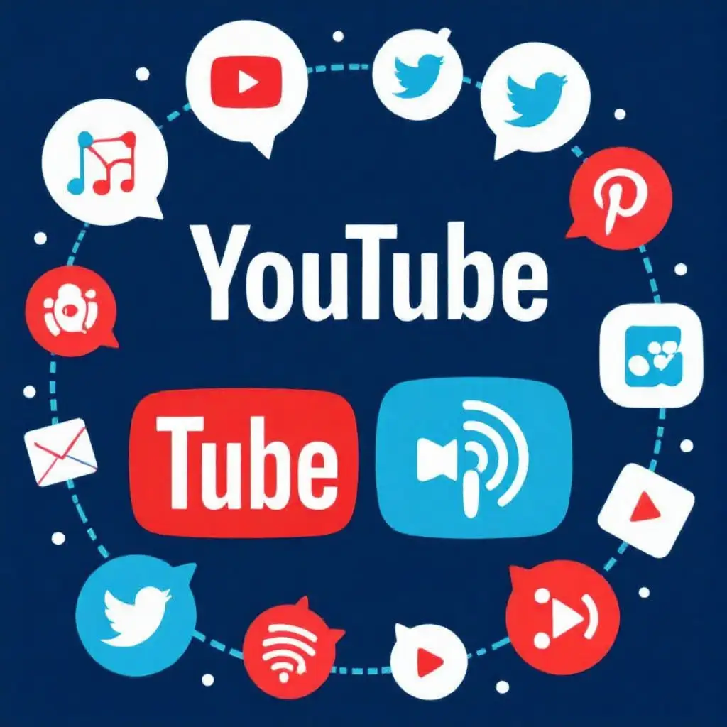 AI-generated media and content logos for YouTube channels and podcasts